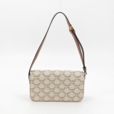 Celine Triomphe Chain Shoulder Bag Triomphe Coated Canvas Small — thumbnail 5