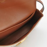 Celine Triomphe Chain Shoulder Bag Triomphe Coated Canvas Small — thumbnail 7
