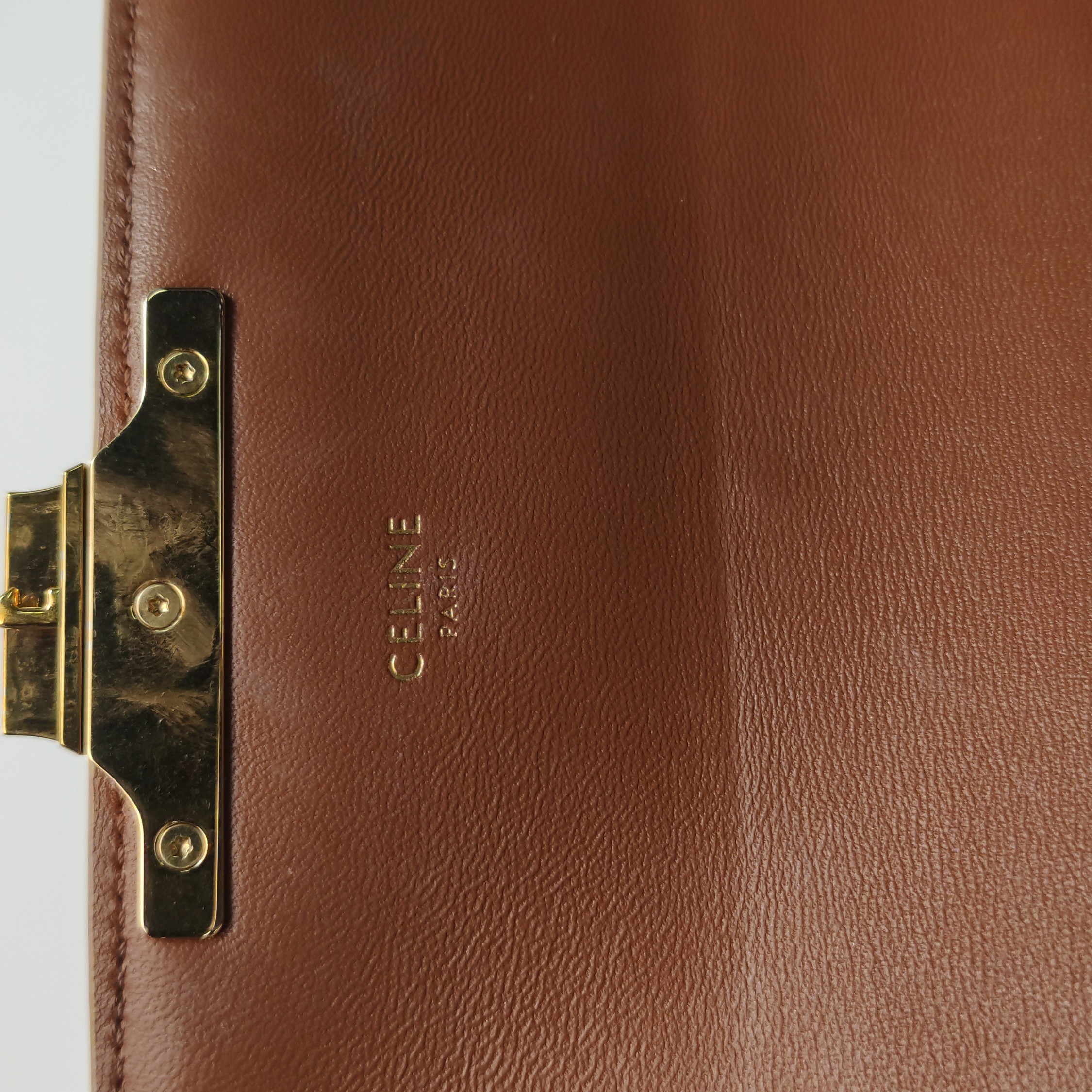 Celine Triomphe Chain Shoulder Bag Triomphe Coated Canvas Small — photo 8 of 18