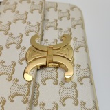 Celine Triomphe Chain Shoulder Bag Triomphe Coated Canvas Small — thumbnail 10