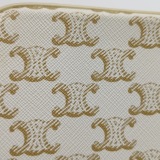 Celine Triomphe Chain Shoulder Bag Triomphe Coated Canvas Small — thumbnail 16