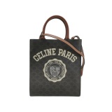 Celine Vertical Cabas Tote Triomphe Coated Canvas Mini — thumbnail 1