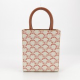 Celine Vertical Cabas Tote Triomphe Coated Canvas Mini — thumbnail 3