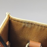 Celine Vertical Cabas Tote Triomphe Coated Canvas Mini — thumbnail 8