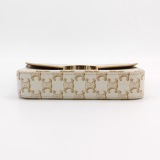 Celine Triomphe Chain Shoulder Bag Triomphe Coated Canvas Small — thumbnail 6