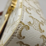 Celine Triomphe Chain Shoulder Bag Triomphe Coated Canvas Small — thumbnail 11
