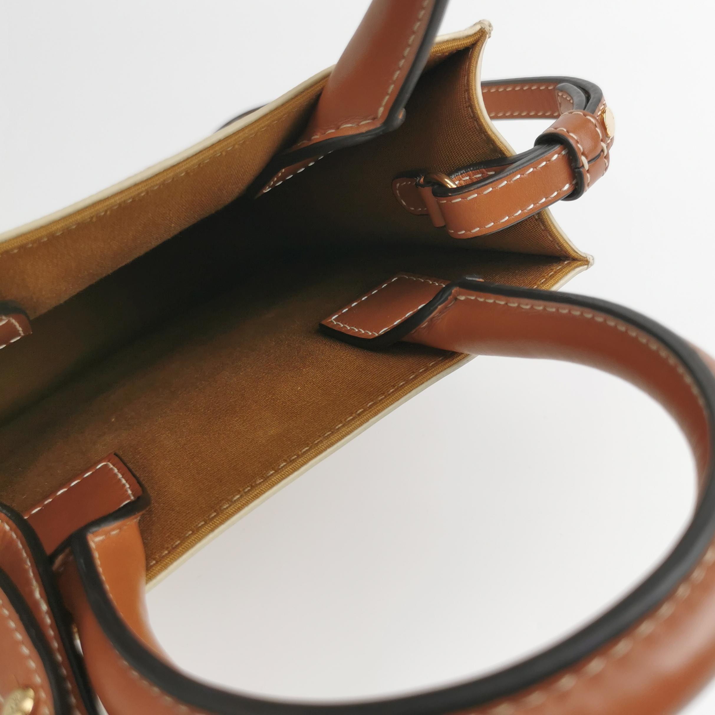 Celine Vertical Cabas Tote Triomphe Coated Canvas Mini — photo 7 of 14