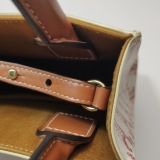 Celine Vertical Cabas Tote Triomphe Coated Canvas Mini — thumbnail 8