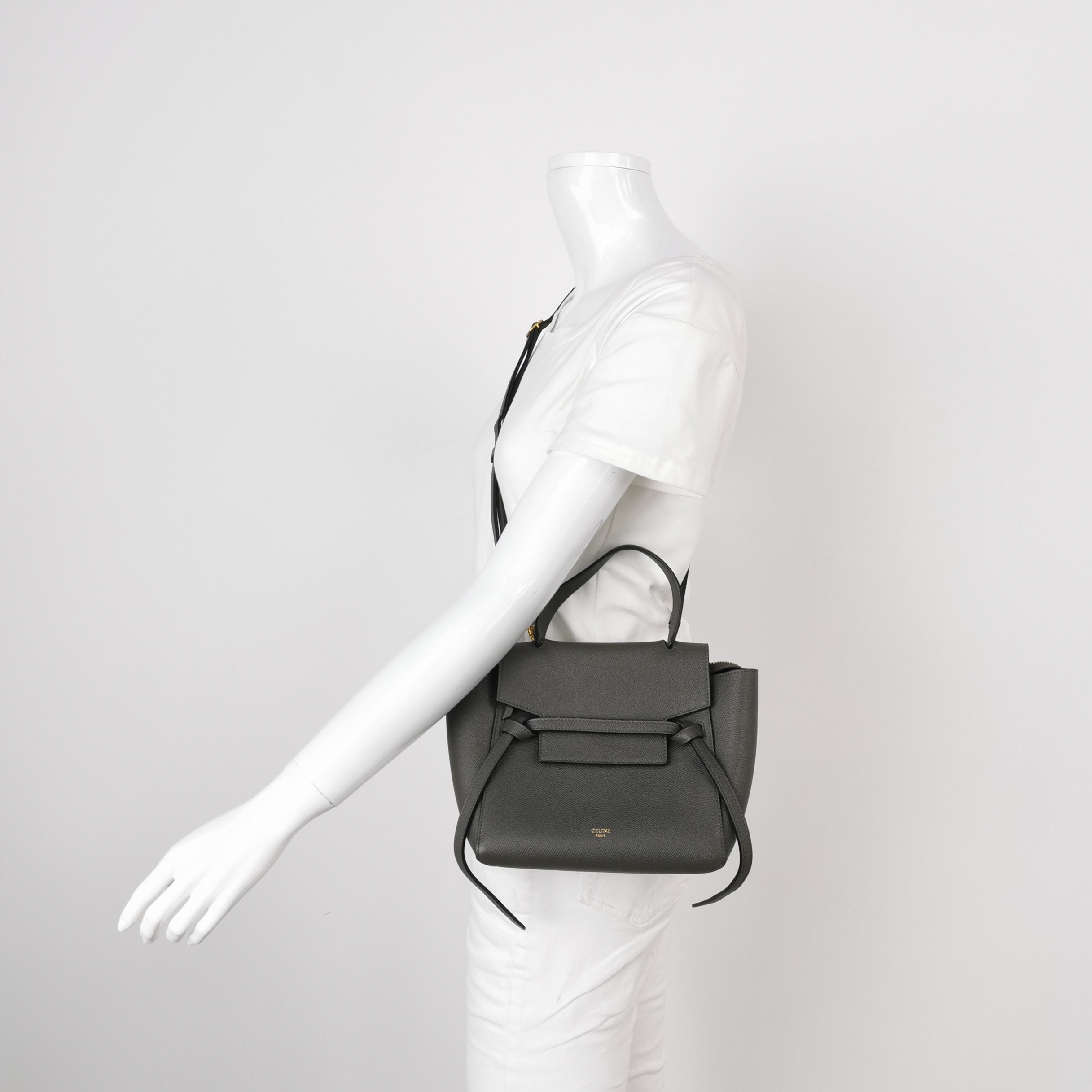 Celine Belt Bag Textured Leather Nano — alternate view