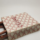Celine Vertical Cabas Tote Triomphe Coated Canvas Mini — thumbnail 14