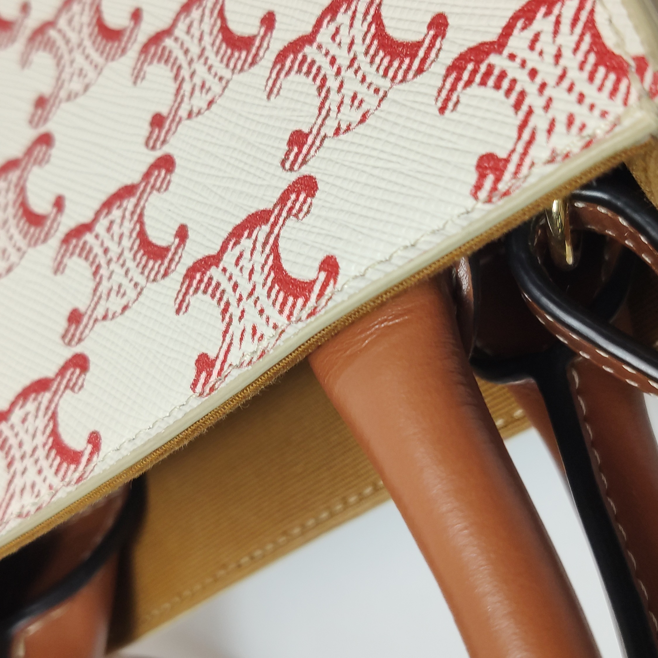 Celine Vertical Cabas Tote Triomphe Coated Canvas Mini — photo 10 of 14