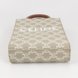 Celine Vertical Cabas Tote Triomphe Coated Canvas Mini — thumbnail 6