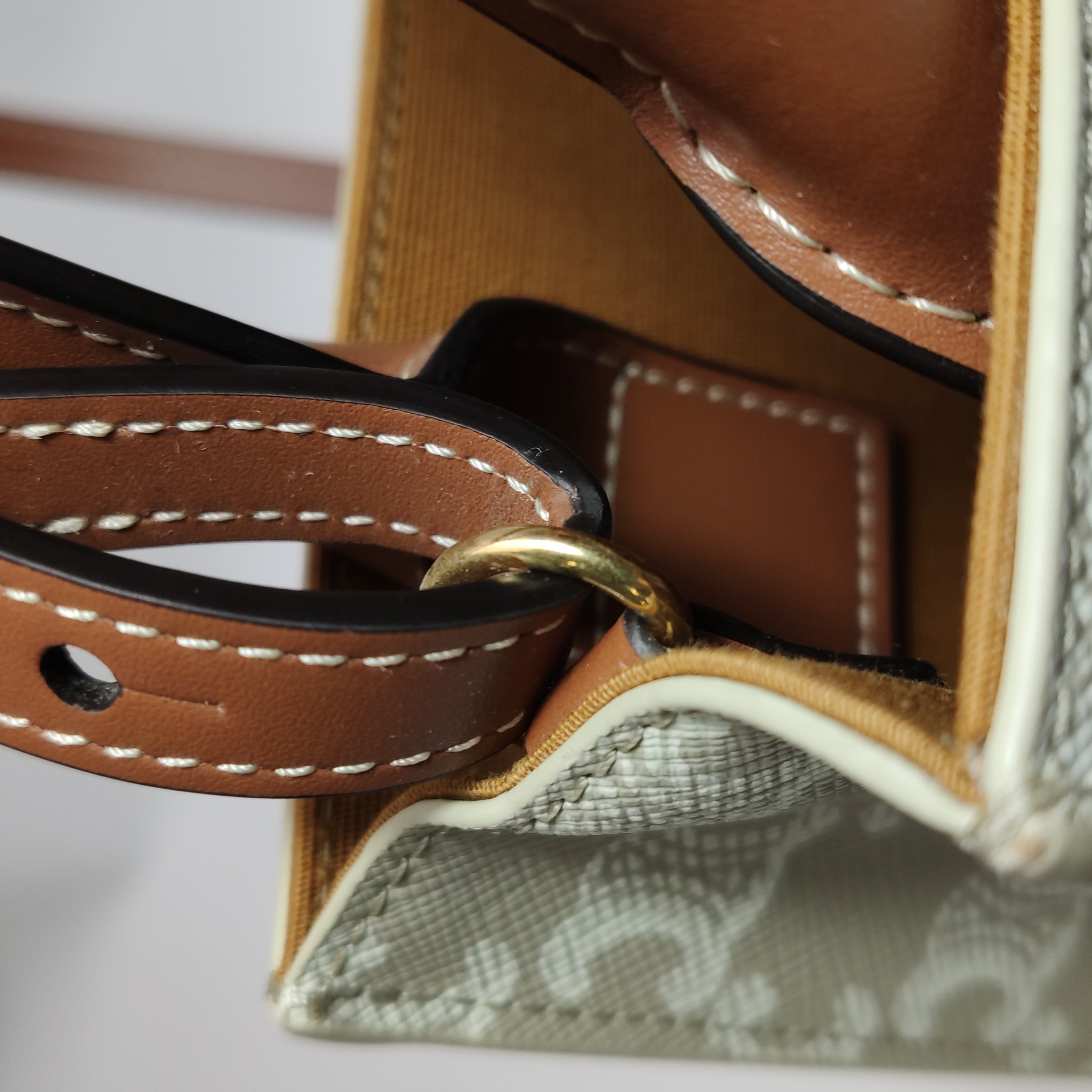 Celine Vertical Cabas Tote Triomphe Coated Canvas Mini — photo 8 of 15
