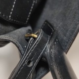 Celine Vertical Cabas Tote Canvas with Leather Mini — thumbnail 9