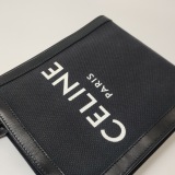Celine Vertical Cabas Tote Canvas with Leather Mini — thumbnail 13