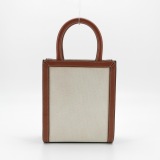 Celine Sulky Vertical Cabas Tote Canvas with Leather Mini — thumbnail 3