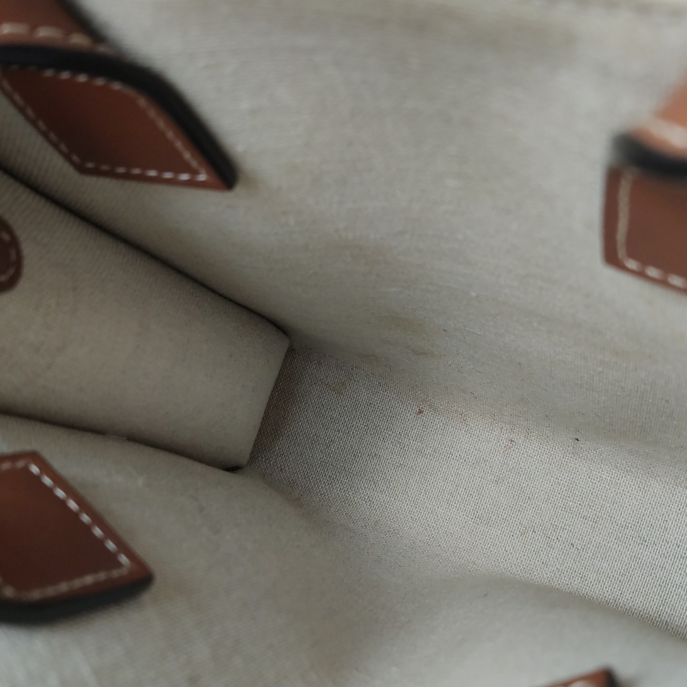 Celine Sulky Vertical Cabas Tote Canvas with Leather Mini — photo 8 of 12