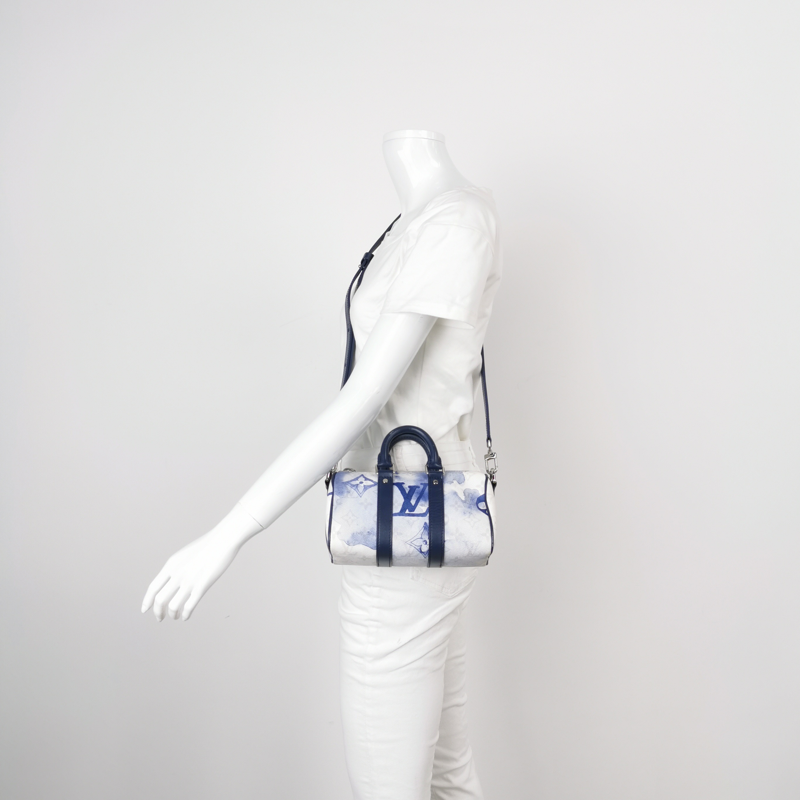 Louis Vuitton(LV) Keepall Bandouliere Bag Limited Edition Monogram Watercolor Canvas XS — alternate view