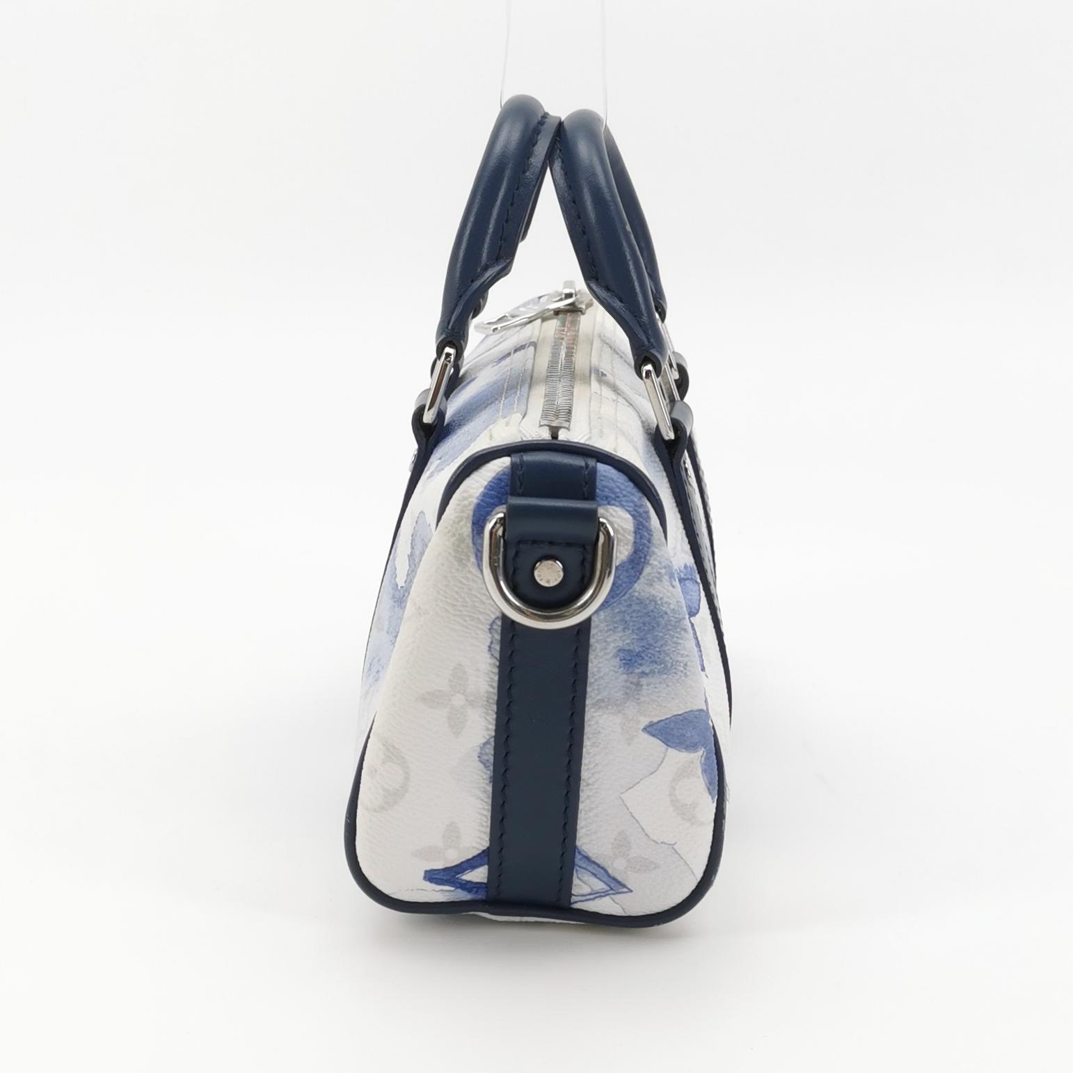 Louis Vuitton(LV) Keepall Bandouliere Bag Limited Edition Monogram Watercolor Canvas XS — photo 3 of 23