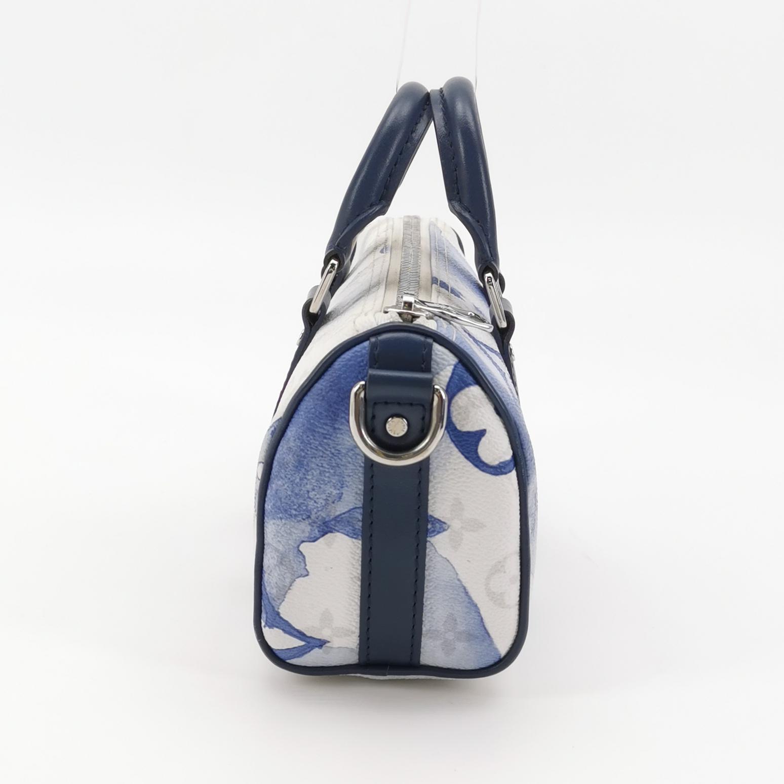 Louis Vuitton(LV) Keepall Bandouliere Bag Limited Edition Monogram Watercolor Canvas XS — photo 4 of 23