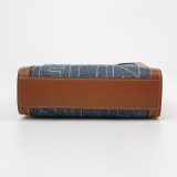 Celine Vertical Cabas Tote Printed Denim with Leather Mini — thumbnail 6
