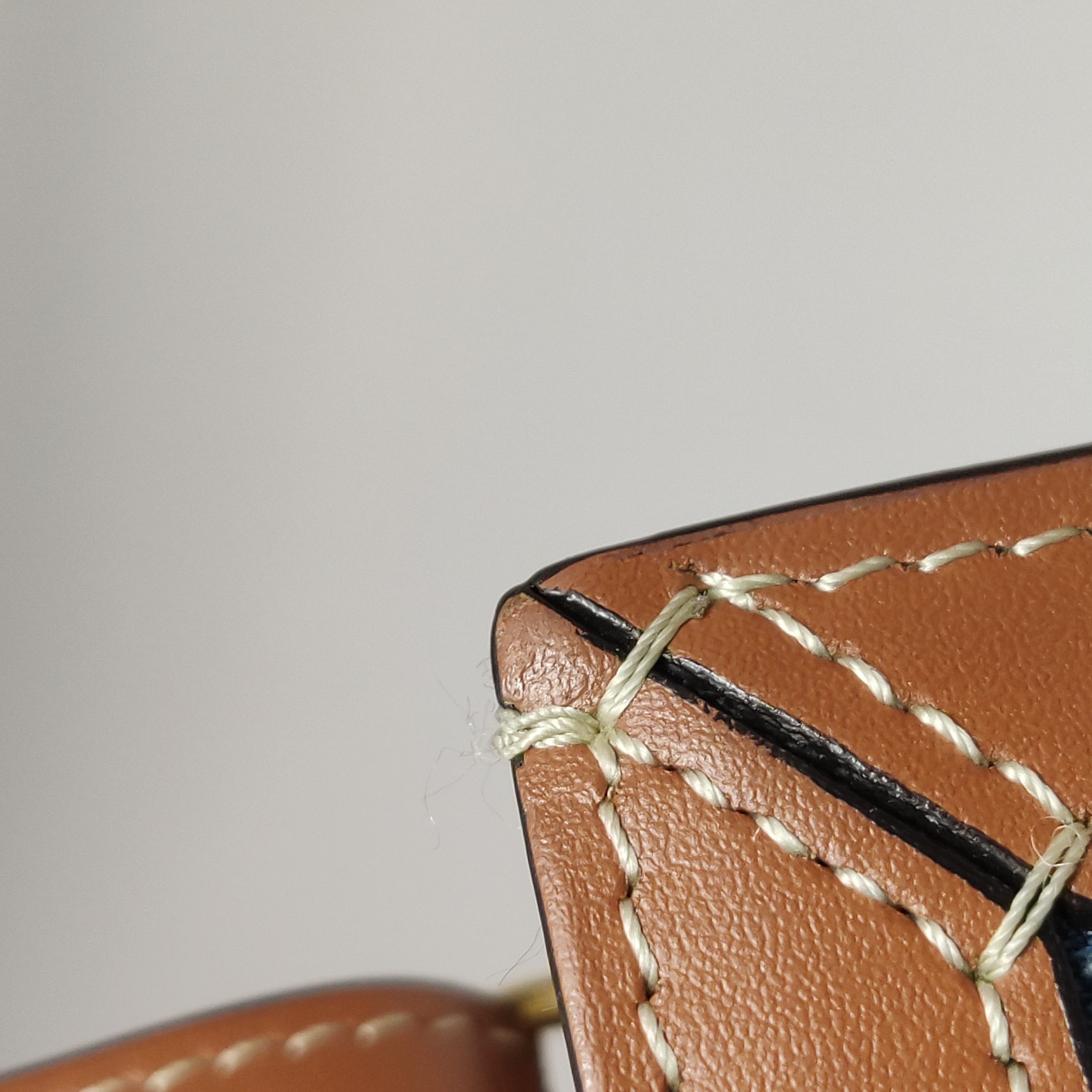 Celine Vertical Cabas Tote Printed Denim with Leather Mini — photo 11 of 12