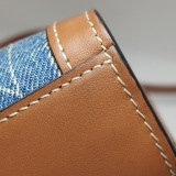Celine Vertical Cabas Tote Printed Denim with Leather Mini — thumbnail 9