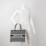 Christian Dior Book Tote Houndstooth Canvas Medium — thumbnail 2