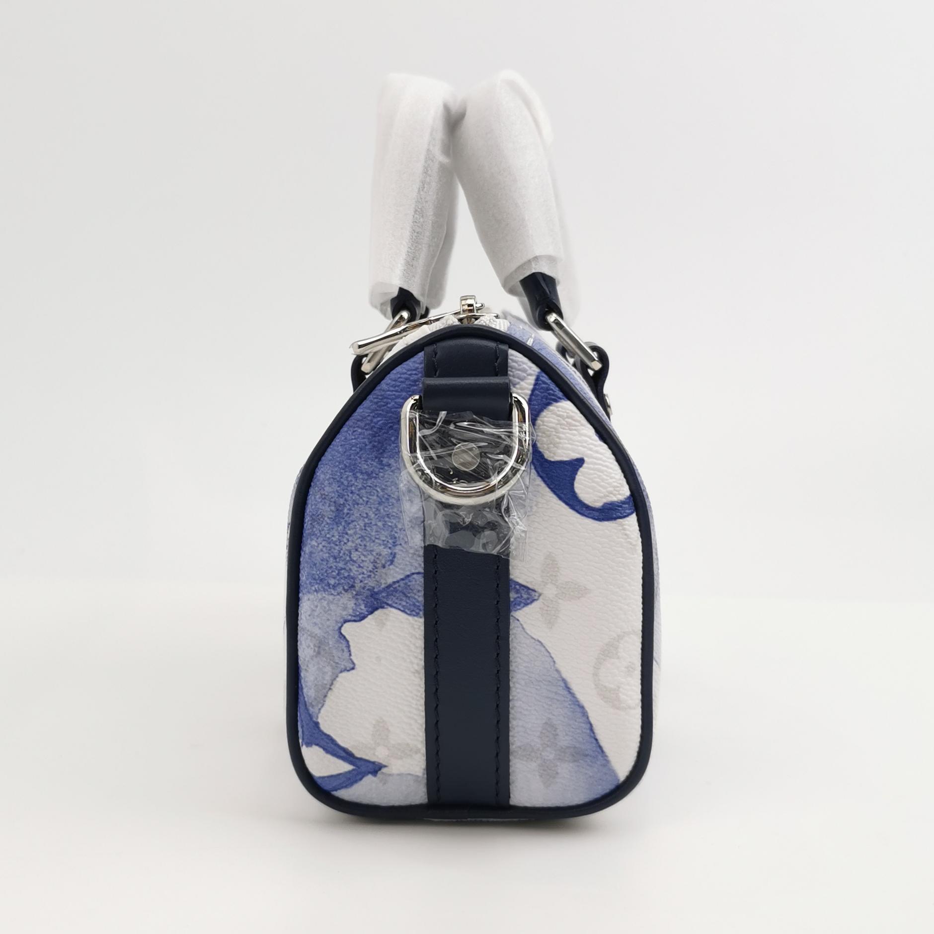 Louis Vuitton(LV) Keepall Bandouliere Bag Limited Edition Monogram Watercolor Canvas XS — photo 4 of 17