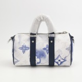 Louis Vuitton(LV) Keepall Bandouliere Bag Limited Edition Monogram Watercolor Canvas XS — thumbnail 5