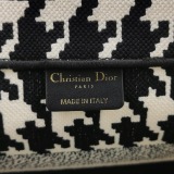 Christian Dior Book Tote Houndstooth Canvas Medium — thumbnail 8
