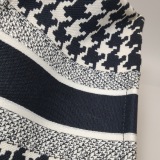 Christian Dior Book Tote Houndstooth Canvas Medium — thumbnail 9