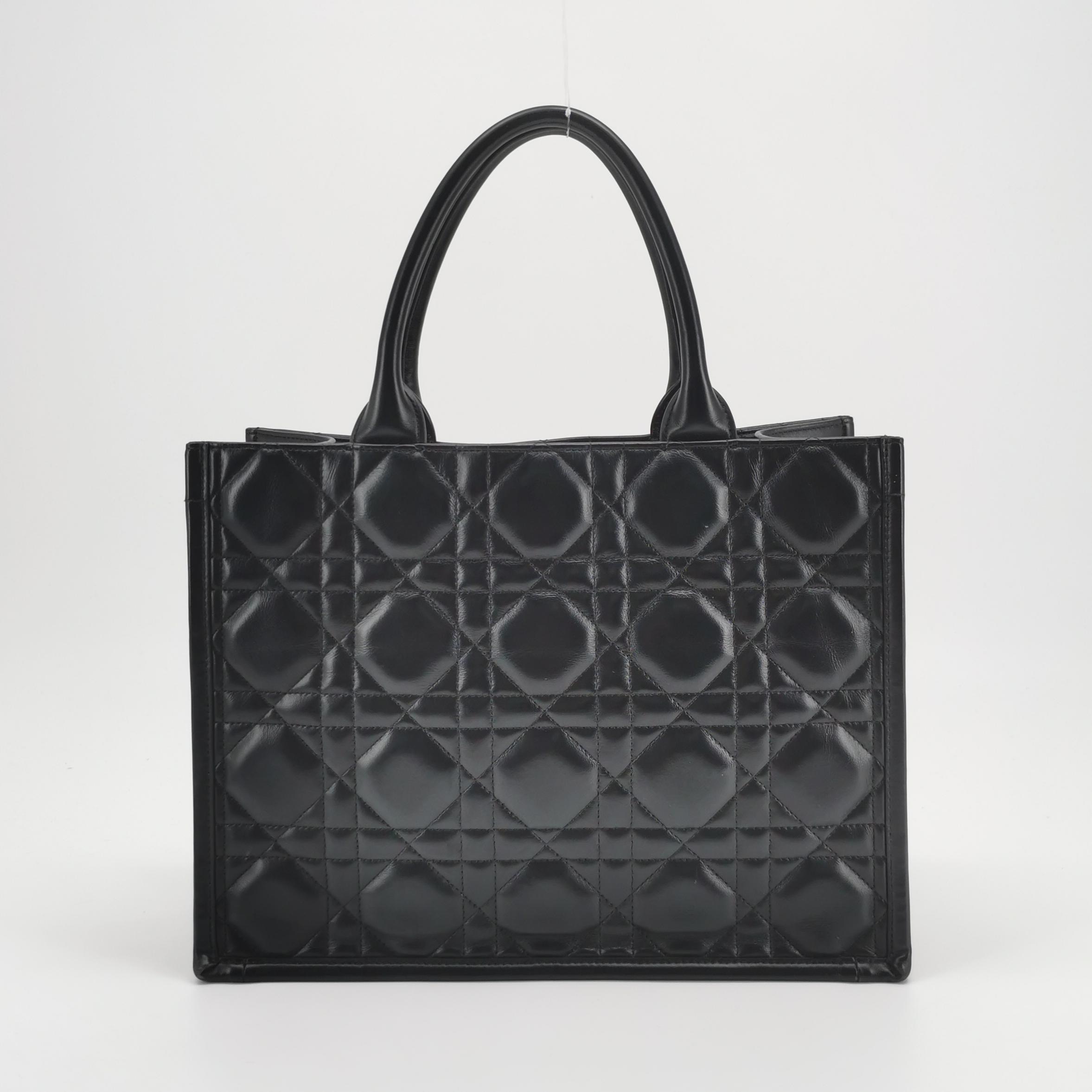 Christian Dior Book Tote with Strap Cannage Quilt Lambskin Medium — photo 3 of 15
