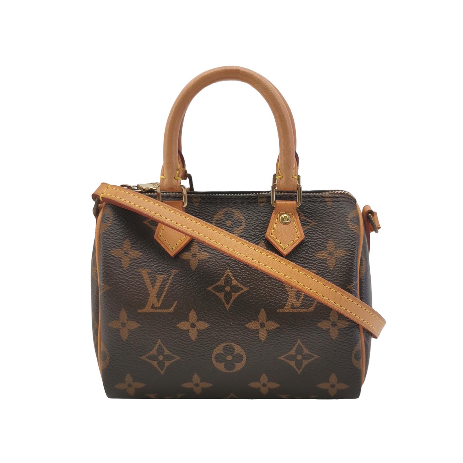 Louis Vuitton(LV) Speedy Bandouliere Bag Monogram Canvas Nano — photo 1 of 23