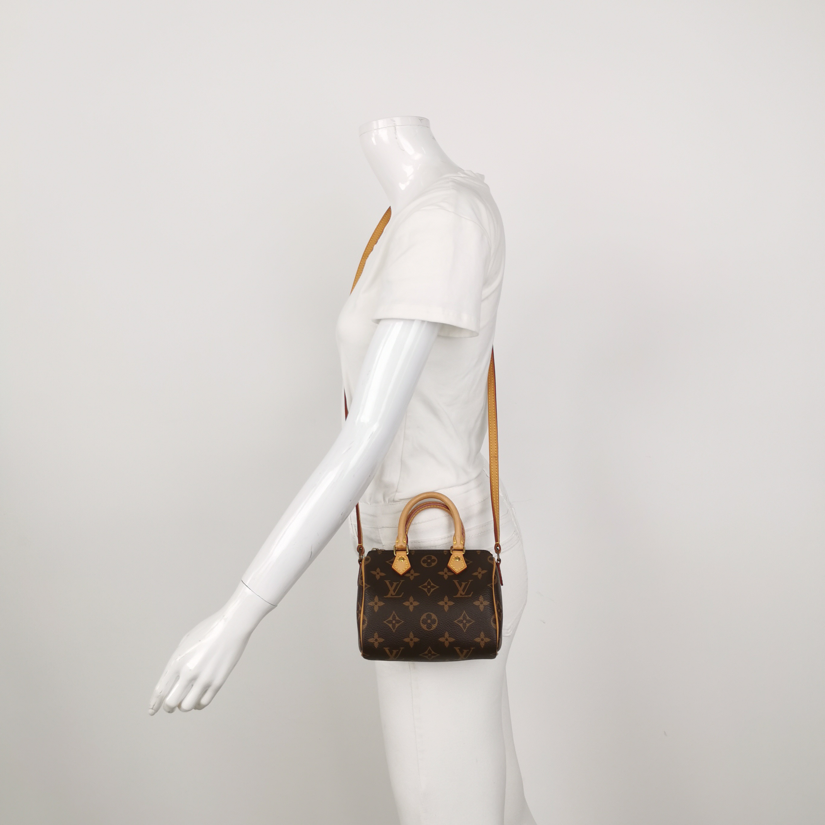 Louis Vuitton(LV) Speedy Bandouliere Bag Monogram Canvas Nano — alternate view