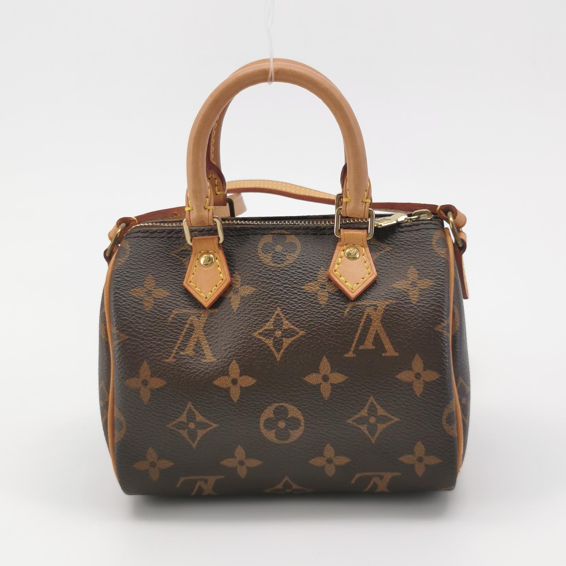 Louis Vuitton(LV) Speedy Bandouliere Bag Monogram Canvas Nano — photo 5 of 23