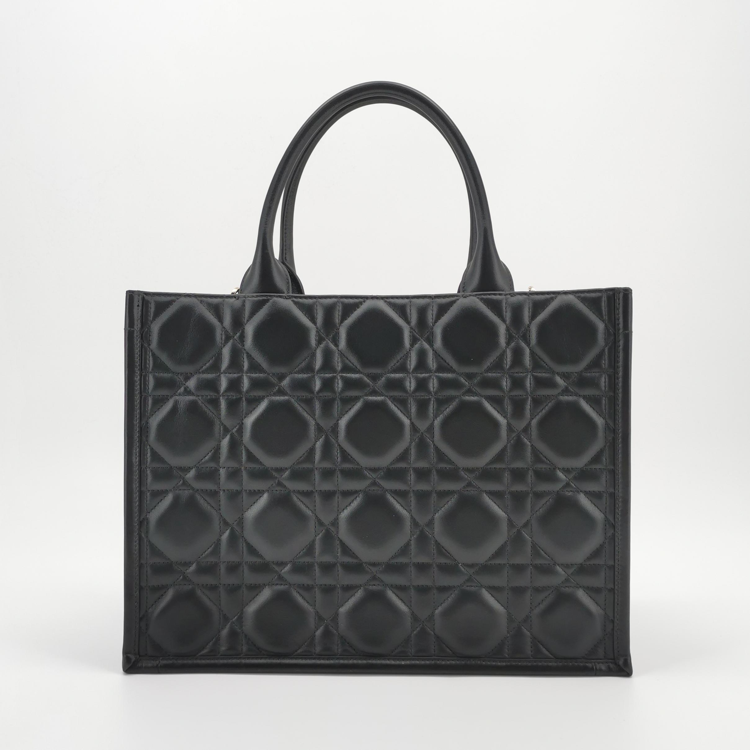 Christian Dior Book Tote with Strap Cannage Quilt Lambskin Medium — photo 3 of 16