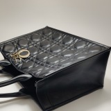 Christian Dior Book Tote with Strap Cannage Quilt Lambskin Medium — thumbnail 10