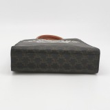 Celine Vertical Cabas Tote Triomphe Coated Canvas Mini — thumbnail 6