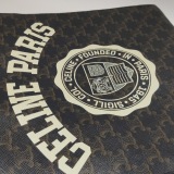 Celine Vertical Cabas Tote Triomphe Coated Canvas Mini — thumbnail 13