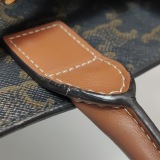 Celine Vertical Cabas Tote Triomphe Coated Canvas Mini — thumbnail 17