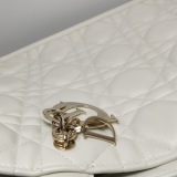 Christian Dior Book Tote with Strap Cannage Quilt Lambskin Medium — thumbnail 10
