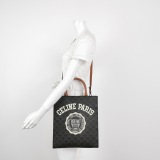 Celine Vertical Cabas Tote Triomphe Coated Canvas Mini — thumbnail 2