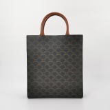 Celine Vertical Cabas Tote Triomphe Coated Canvas Mini — thumbnail 5