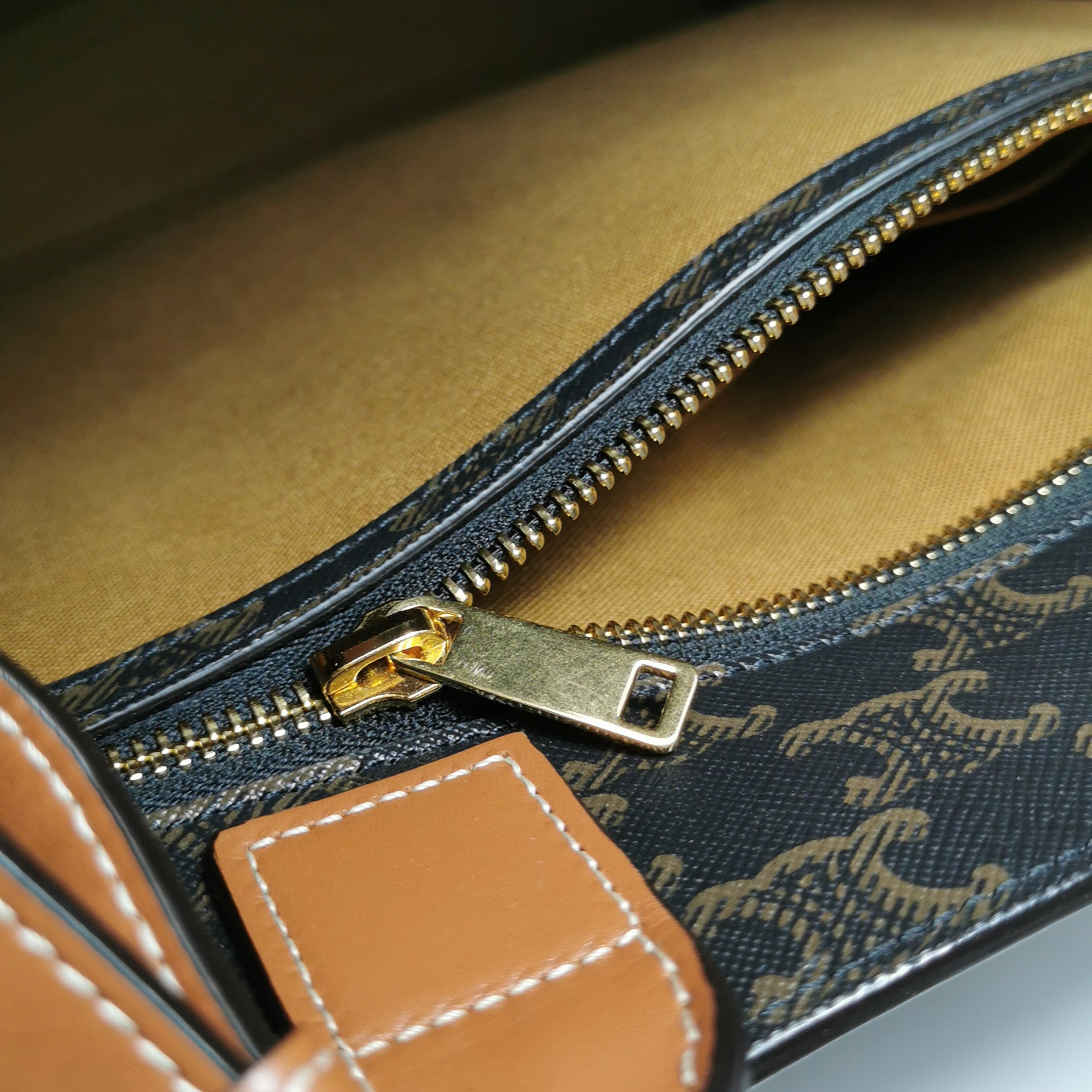 Celine Vertical Cabas Tote Triomphe Coated Canvas Mini — photo 10 of 20
