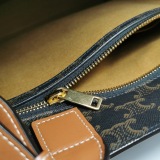 Celine Vertical Cabas Tote Triomphe Coated Canvas Mini — thumbnail 10