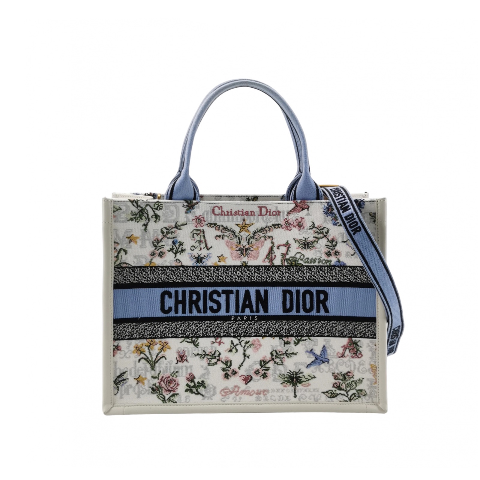 Christian Dior Book Tote Embroidered Canvas Medium — photo 1 of 13