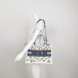 Christian Dior Book Tote Embroidered Canvas Medium — thumbnail 2