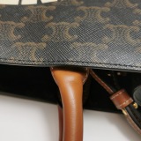 Celine Vertical Cabas Tote Triomphe Coated Canvas Mini — thumbnail 20