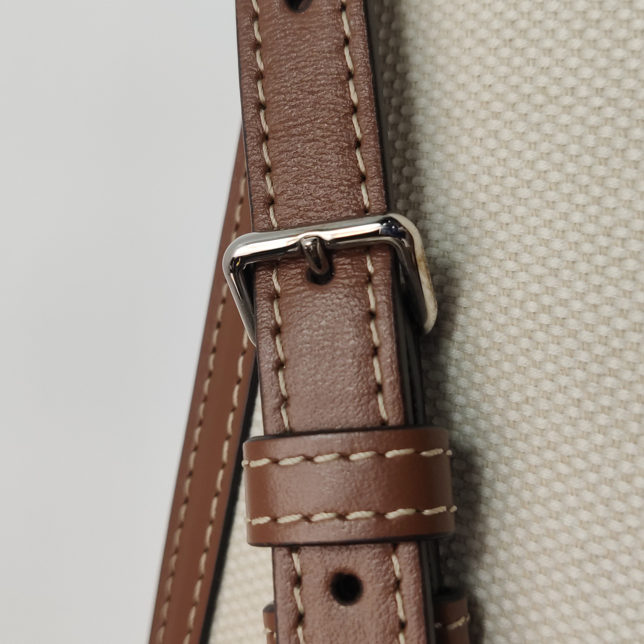 Burberry Logo Title Pocket Crossbody Bag Canvas and Leather Mini — photo 14 of 15